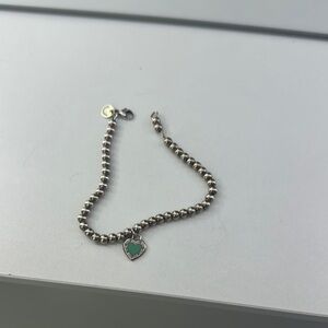 Tiffany's silver Heart Charm Bracelet